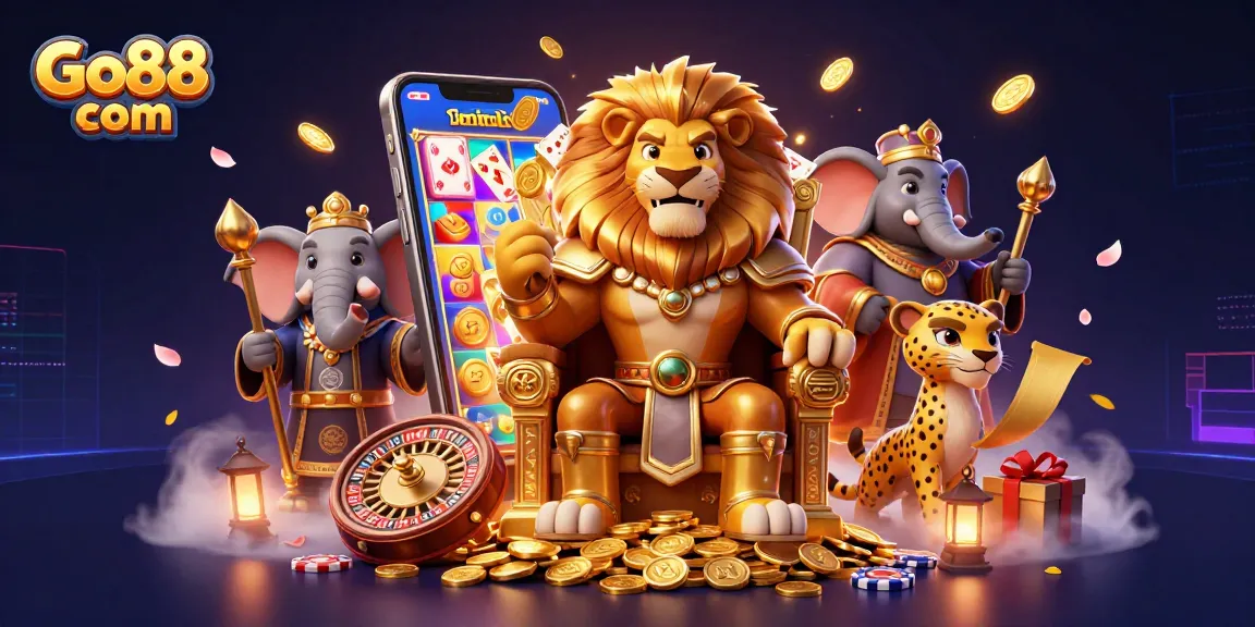 Engage with Go88 com's vibrant casino adventures, featuring charismatic characters and thrilling game elements.