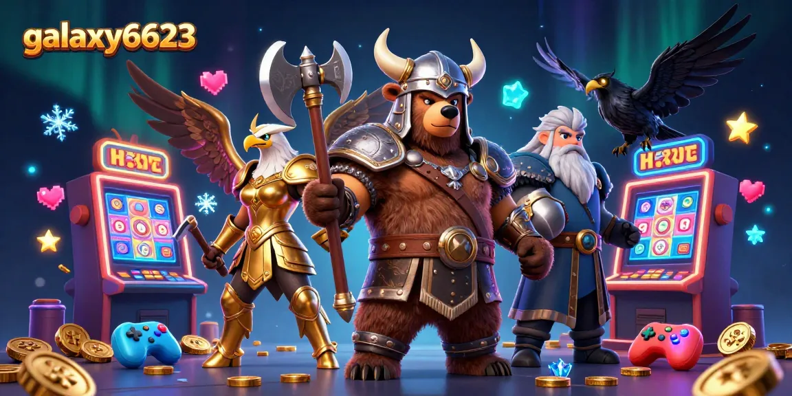 Experience the excitement of galaxy6623 casino with vibrant slot machines and engaging characters in a 3D dynamic scene.