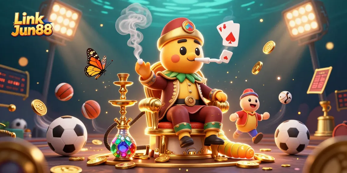 Win big with Link Jun88 at this vibrant online casino showcasing exciting gaming elements.